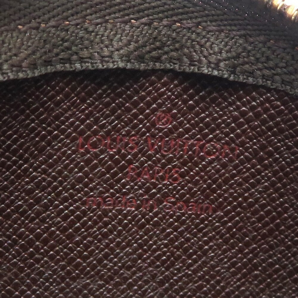 LOUIS VUITTON Authentic Brown Damier Pochette Mini Bag - Picture 9 of 9
